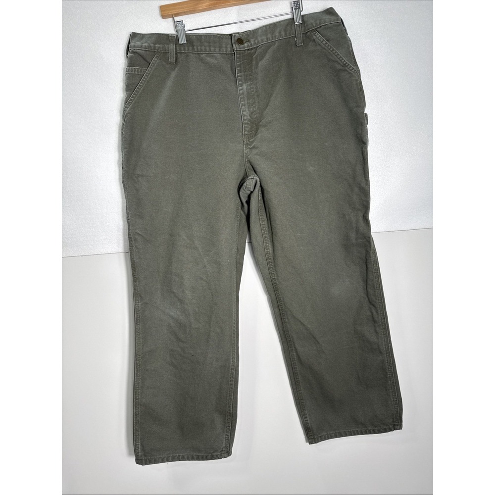 Men's Carhartt ‎ Gray Jeans, 42x30 Original Dungaree Fit RN#14806